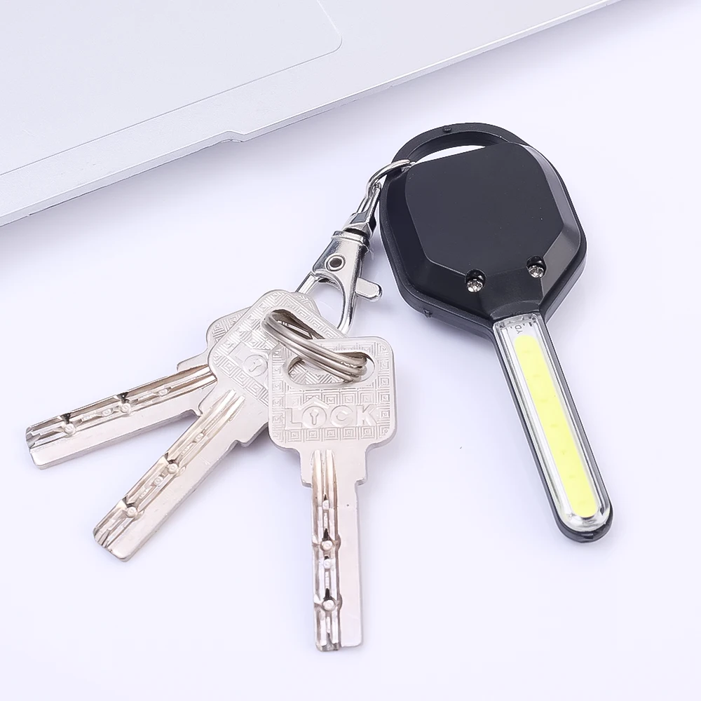 Mini LED Keychain Light Emegency Flashlight Mini Keychain Flashlight Pocket Torch Outdoor COB Emergency Light