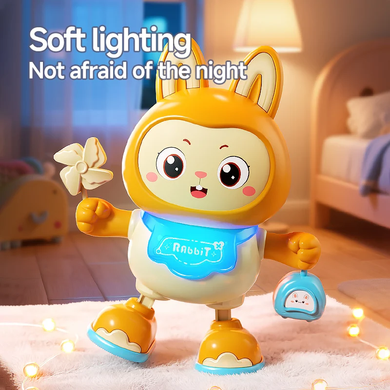 Jouets pour enfants lapin danse électrique cadeau sonore Puzzle jouets bébé têtes jouets