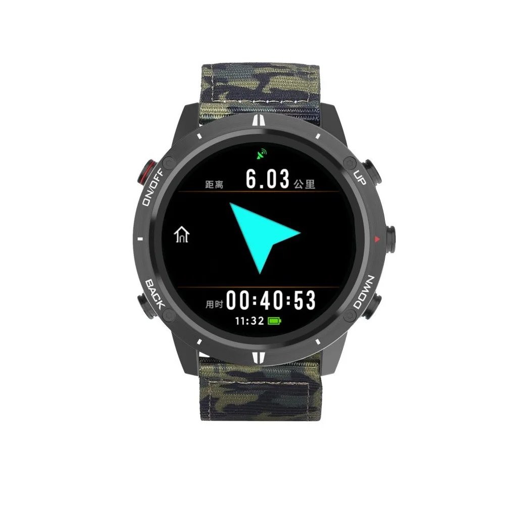SUNROAD-G5 BLE5.0 Chamada GPS de Campo da Guarda Nacional, COMPASS Glonass, BEIDOU, Triathlon, 1,28 \