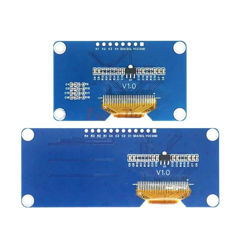 1.3 Inch 128x64 OLED Display SSD1116 with 4x4 Matrix Keyboard Module I2C SPI for Raspberry Pi ESP32