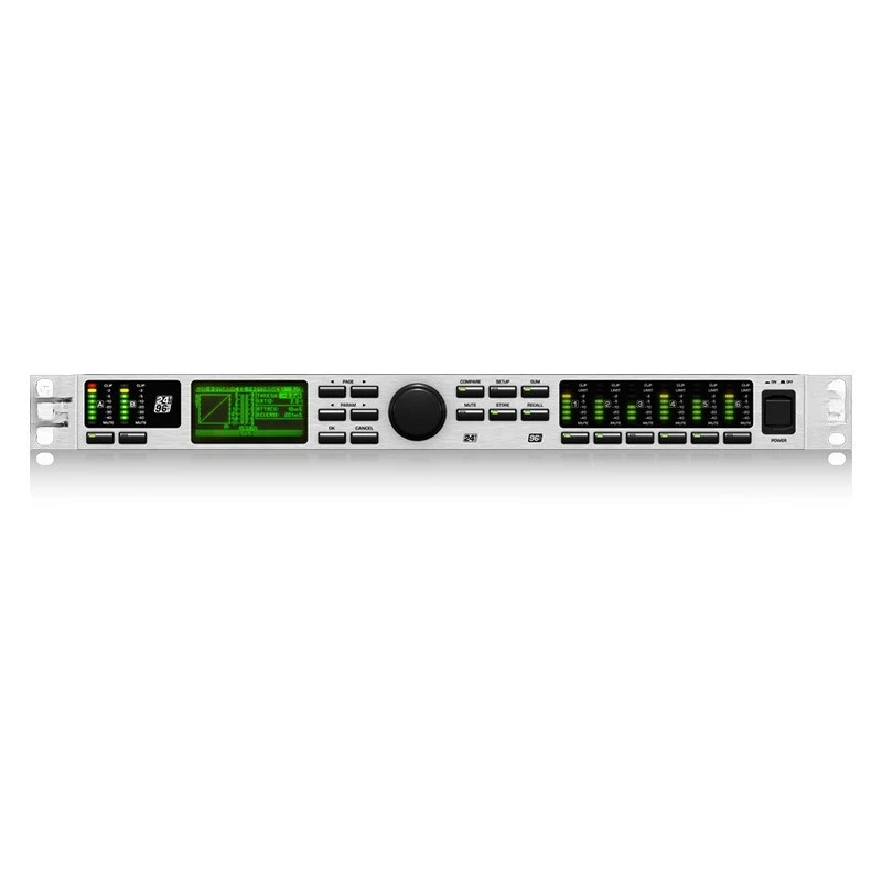 

2 in 6 out audio processor, pressure limit delay frequency division