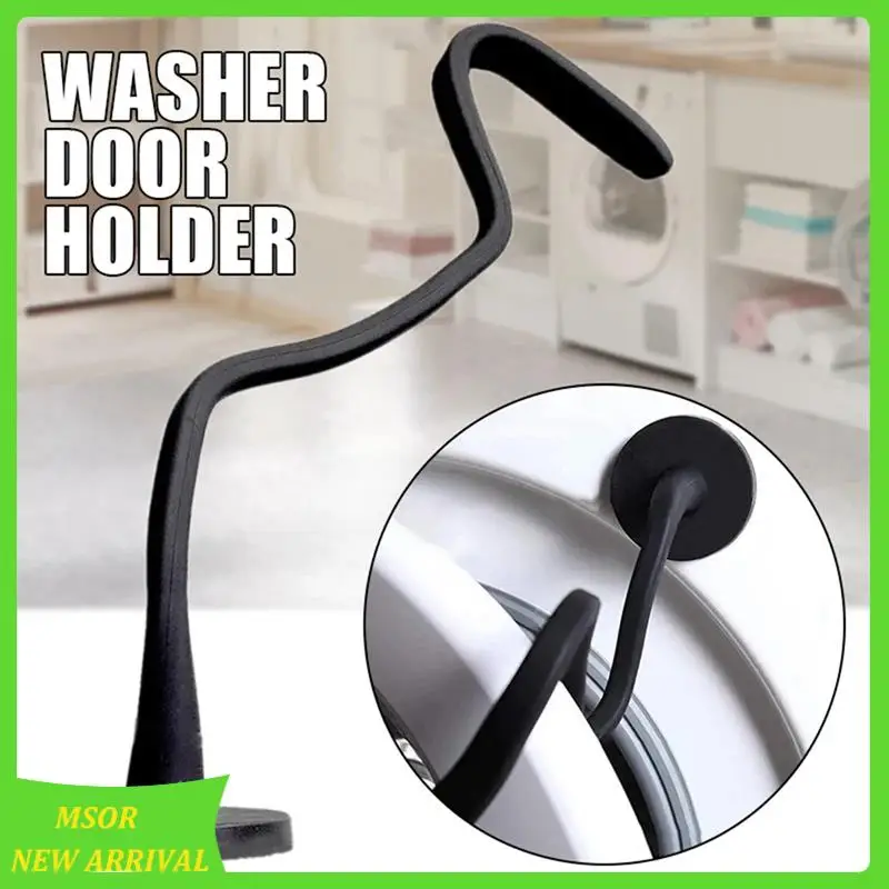 

Дверца! Дверная опора стиральной машины с фронтальной загрузкой, гибкая опора двери стиральной машины и сушильной машины, открытая дверь сушильной машины для сохранения сушки - черный