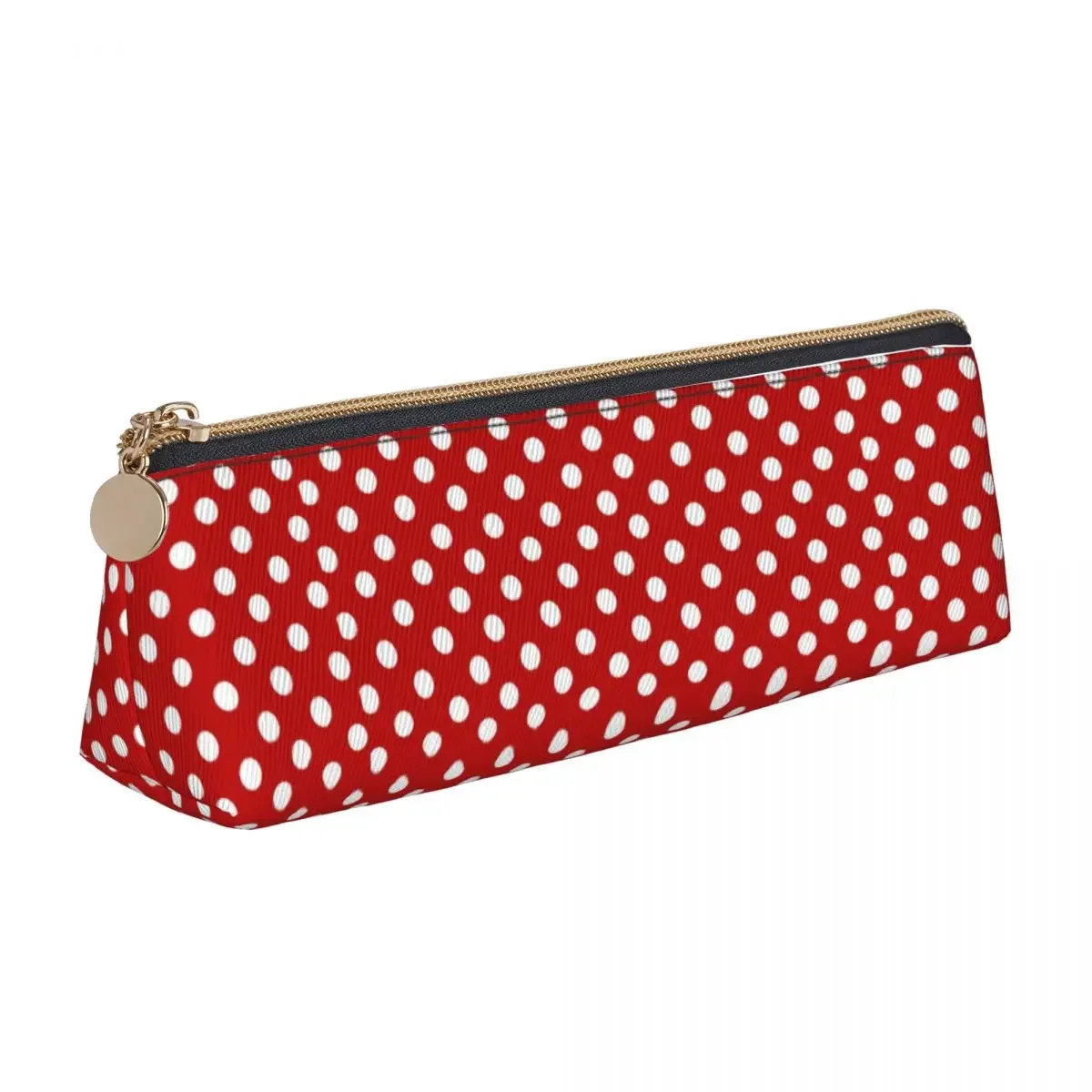 Rood Met Witte Polka Etui Girly Kawaii Kids Mooie Buidel Terug Naar Schoolkoffers Briefpapier Organisator