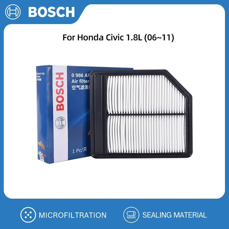 BOSCH Air Filter For Honda Civic 1.8L (06~11) 17220-RNA-Y00