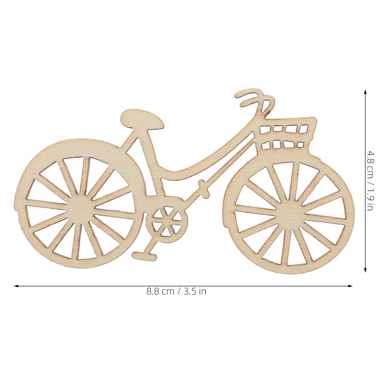 10 قطعة دراجة خشبية ريفي دراجة خشبية يدوية حفل زفاف ديكور منزلي هدية لمحبي الدراجة دراجة خشبية