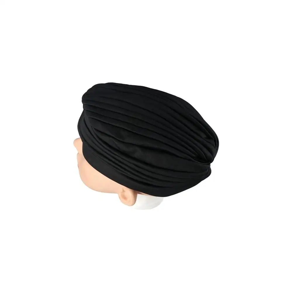 

Warm Streetwear Casual Elastic Headbands Solid Color Indian Ramadan Head Wraps Headscarf Muslim Cap Muslim Hat Turban Hats