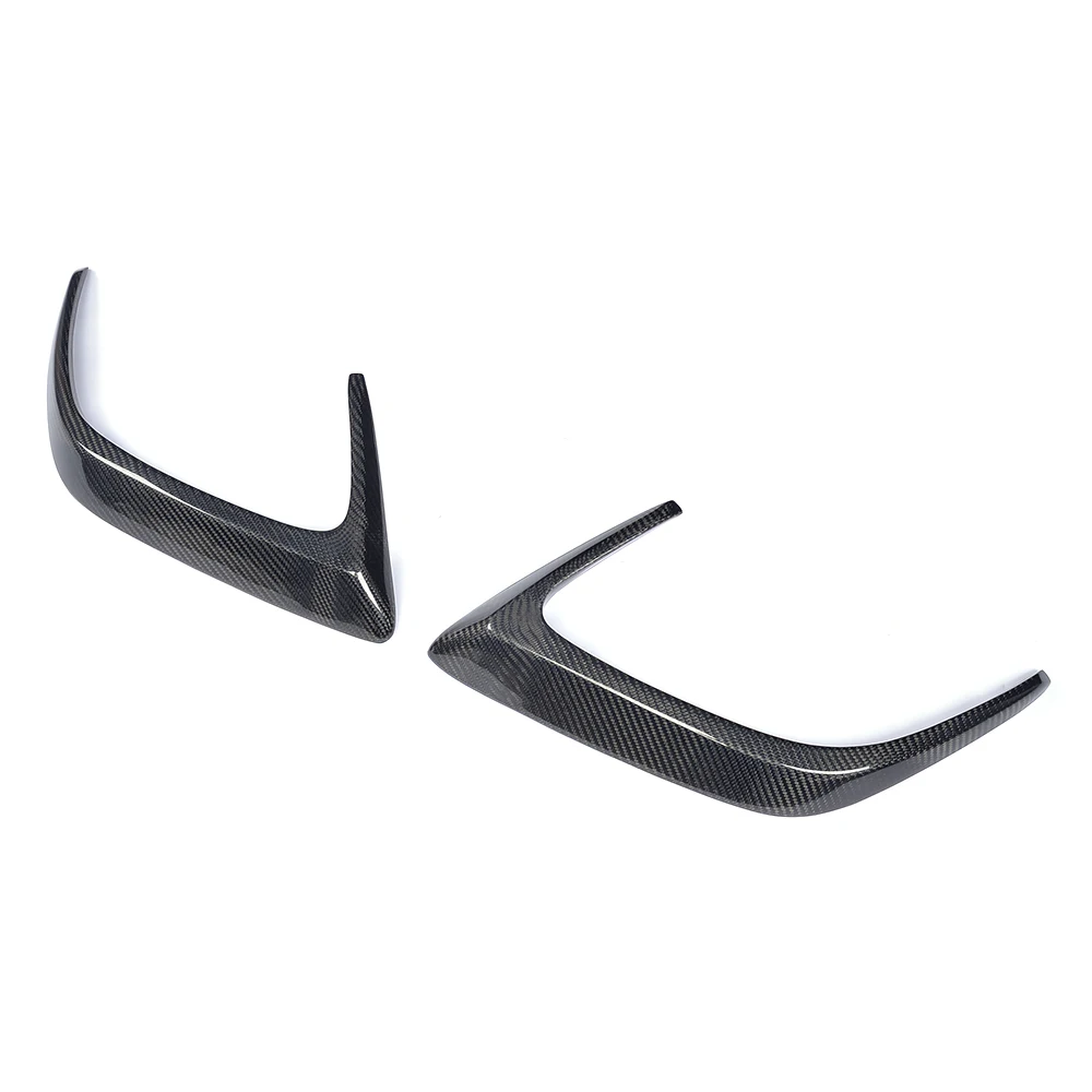 2PCS/SET Rear Bumper Vents Spoiler Flics for  W205 C63 AMG Coupe 2-Door 15-17