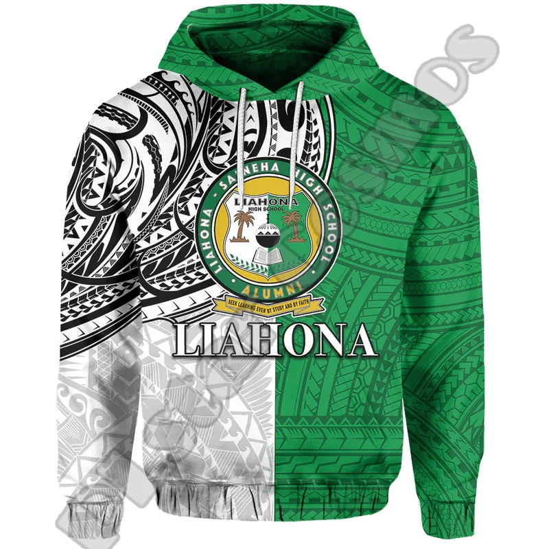 

Custom Name Polynesian Liahona Tonga Hight School Tattoo Tribal Retro Harajuku 3DPrint Streetwear Casual Funny Jacket Hoodies X4