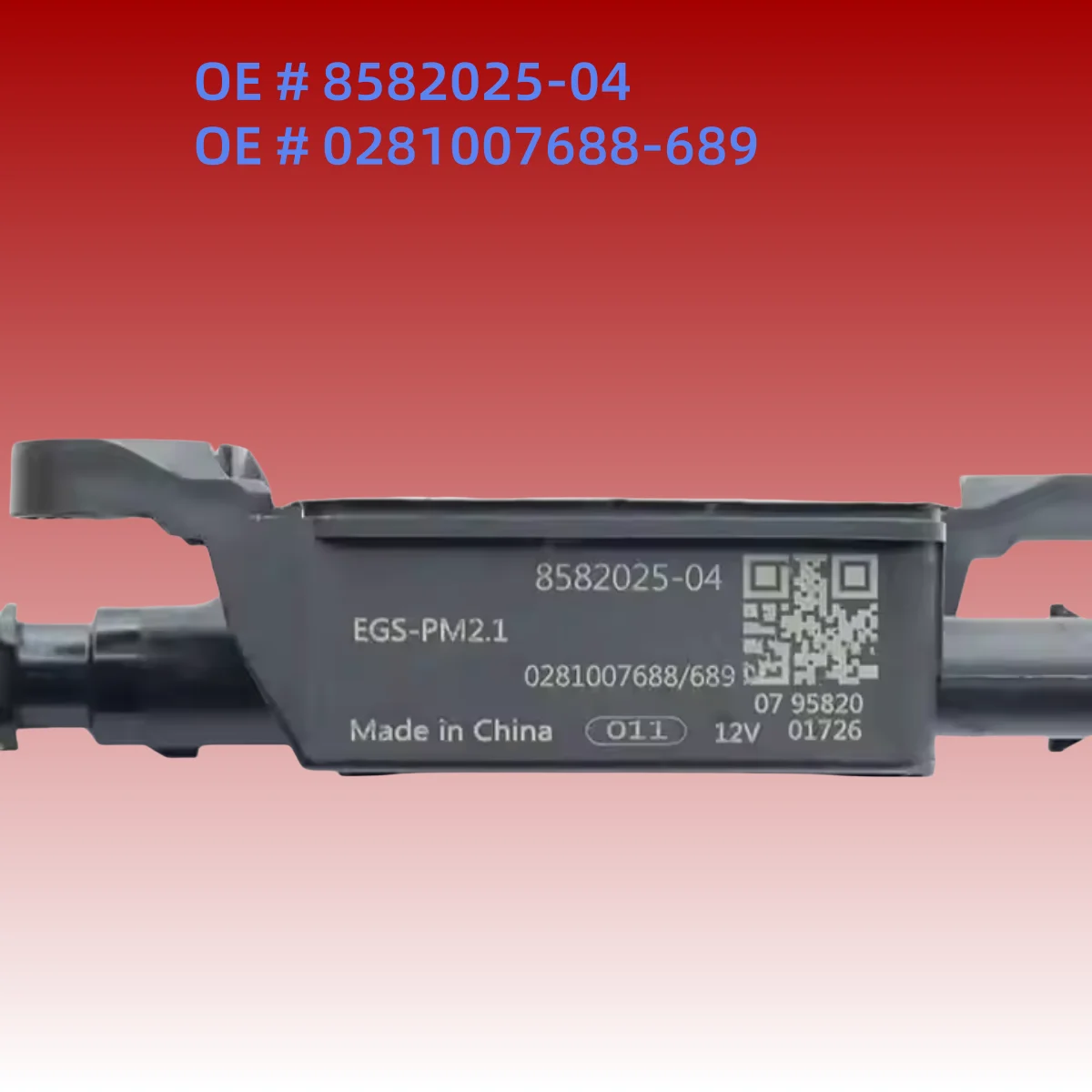 Wysokiej jakości nowy 0281007688 0281007689 8582025-04 858202504 czujnik pyłu stałego czujnik PM dla BMW X3 X8 2.0 DIESEL
