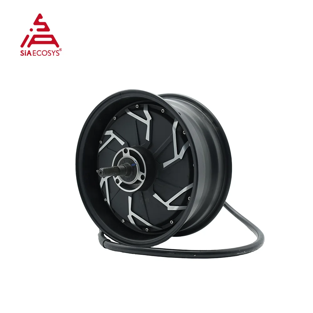 

Мотор-колесо QS260 2000 Вт, 12x5.0 дюймов, 48В 710 об/мин для электросамокатов и мотоциклов, мощный, для переоборудования с широкими шинами