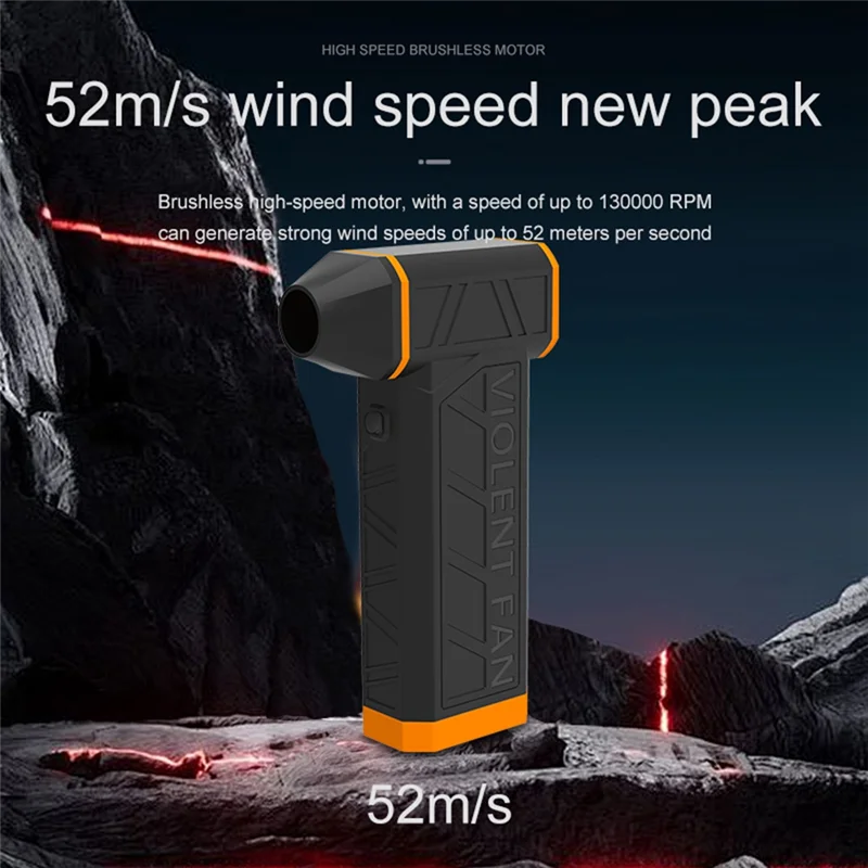 ABRB-X5 มือถือ Mini Turbo Jet พัดลม 130000RPM ความเร็วสูงรุนแรง Blower Compressed Air คีย์บอร์ดรถทําความสะอาดเครื่องมือ