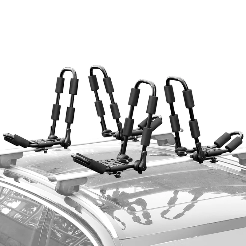 Folding J Bar Kayak Roof Rack 4 PCS Each Set For Canoe Surf Board And SUP