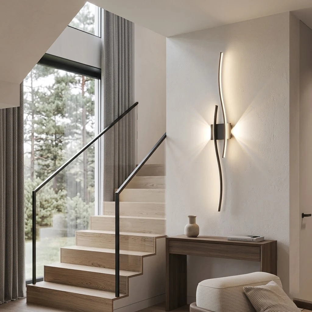 Apliques de pared LED inalámbr - Foyer Lighting Wall Decor reseña y precio