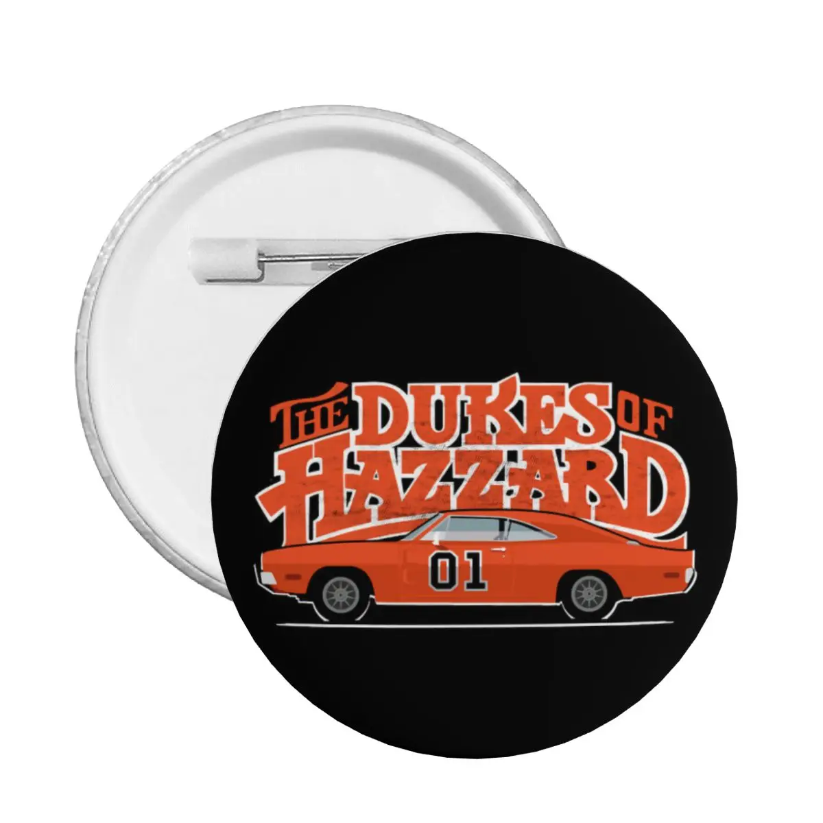 General Lees Dukes Of Hazzard Soft Button Pin Custom Fashion Pinback Badges Brooches Girlfriend Gift