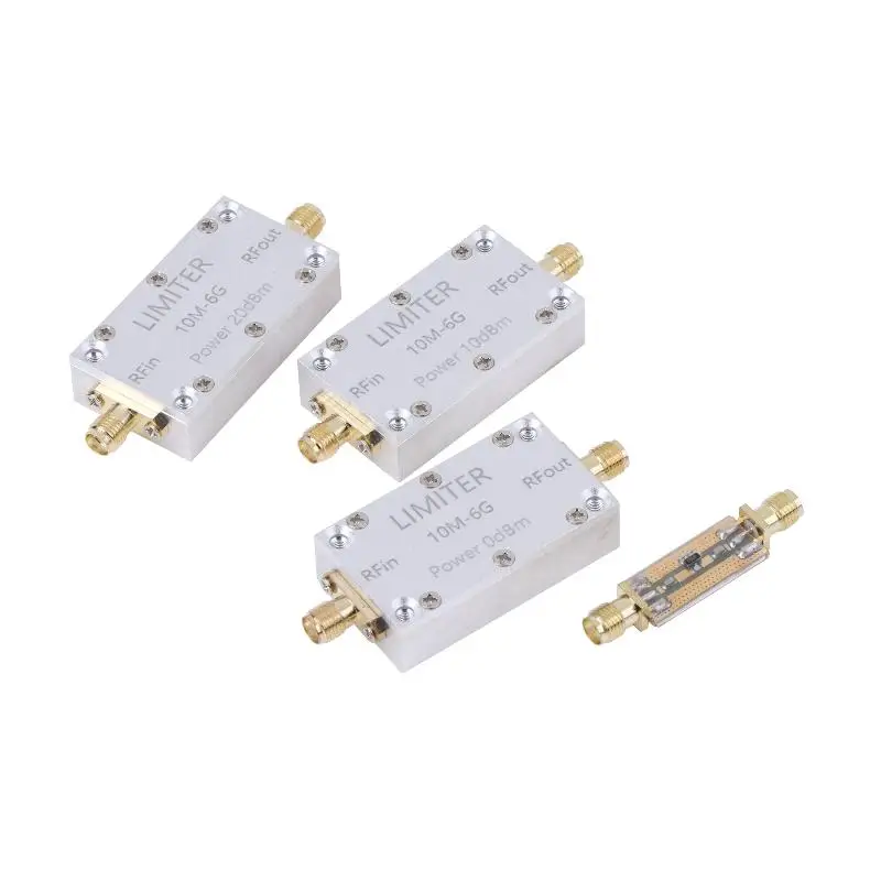 New PIN Diode RF Limiter SMA Connector 10M 6GHz 0dBm 10dBm 20dBm Small Volume For Radio Communication