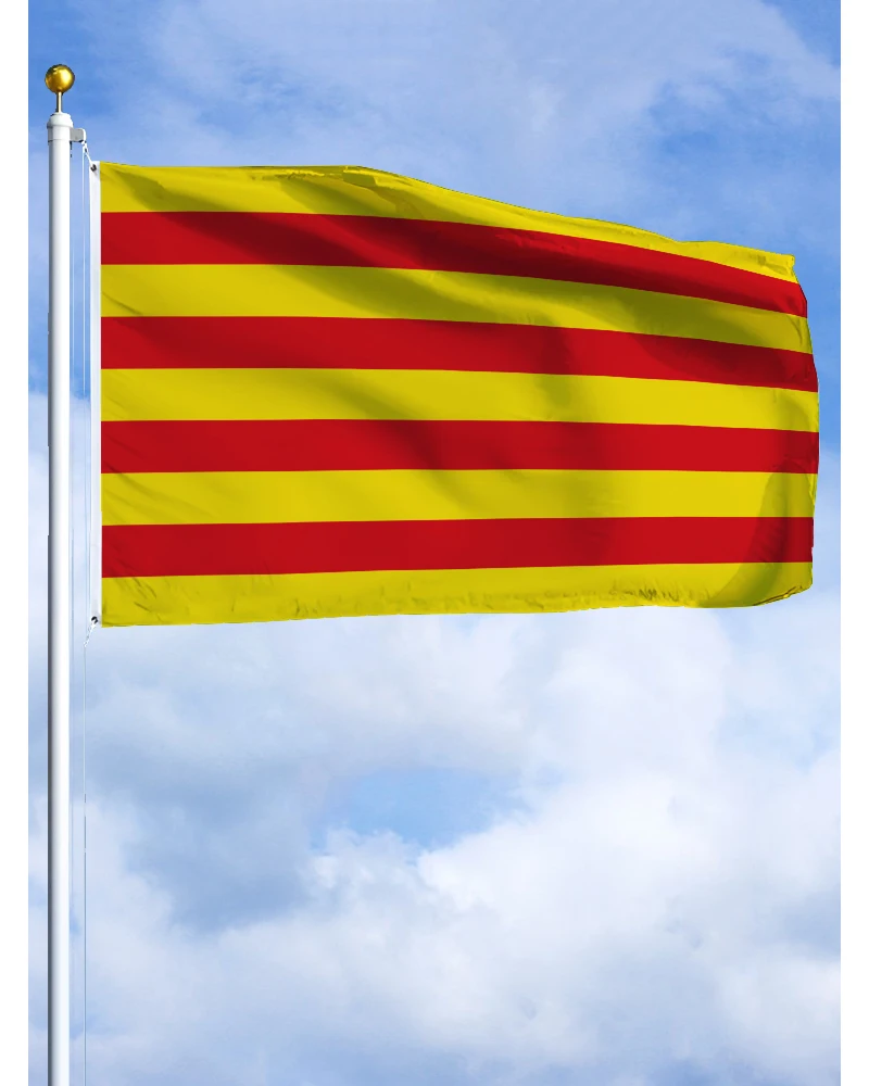 60×90 90x150 120×180CM Catalonia Flag Polyester Printed Banner Autonomous communities of Spain Tapestry For Decor