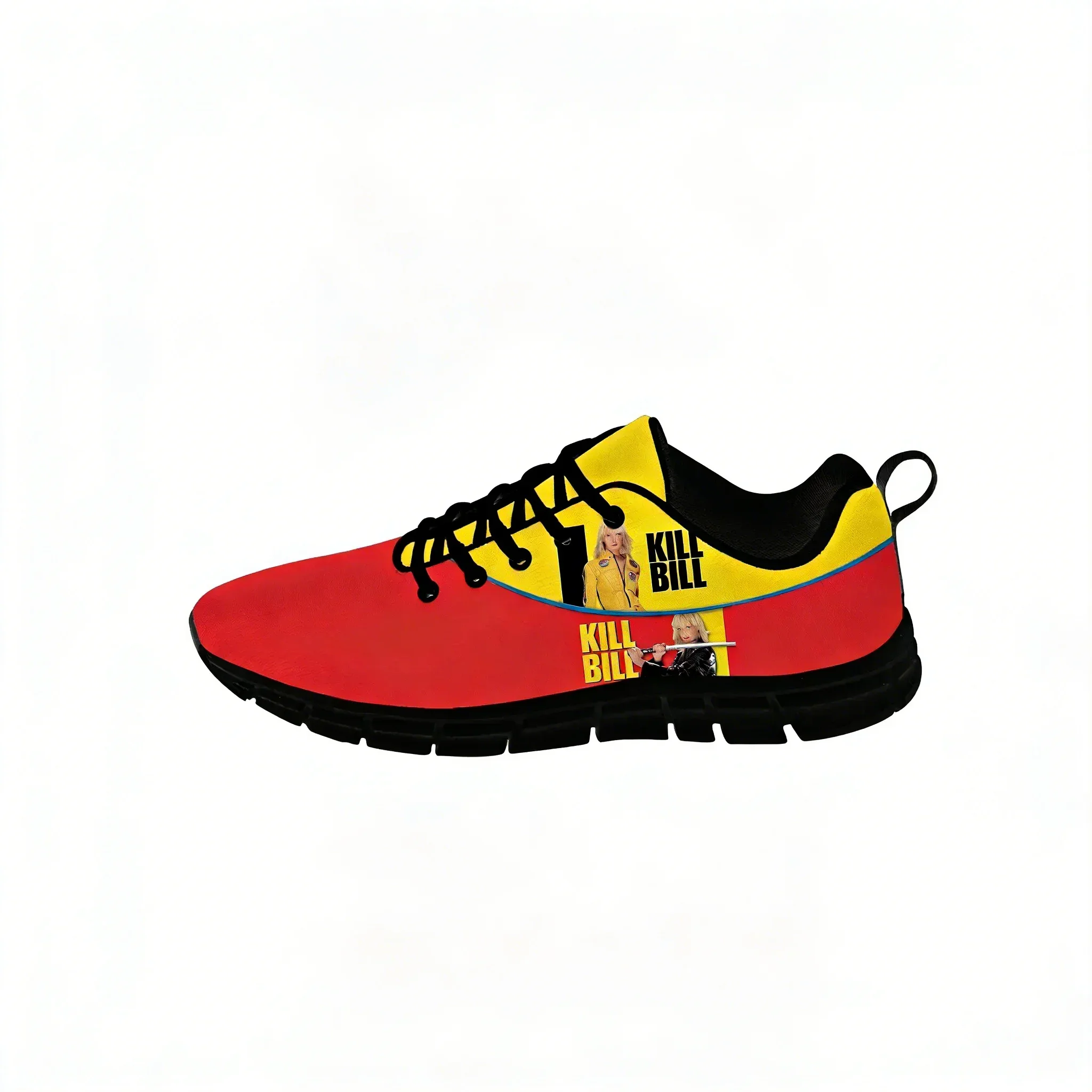 

Movie Kill Bill Low Top Sneakers Mens Womens Teenager Casual Shoes Canvas Running Shoes 3D Printed Breathable Lightweight Shoe