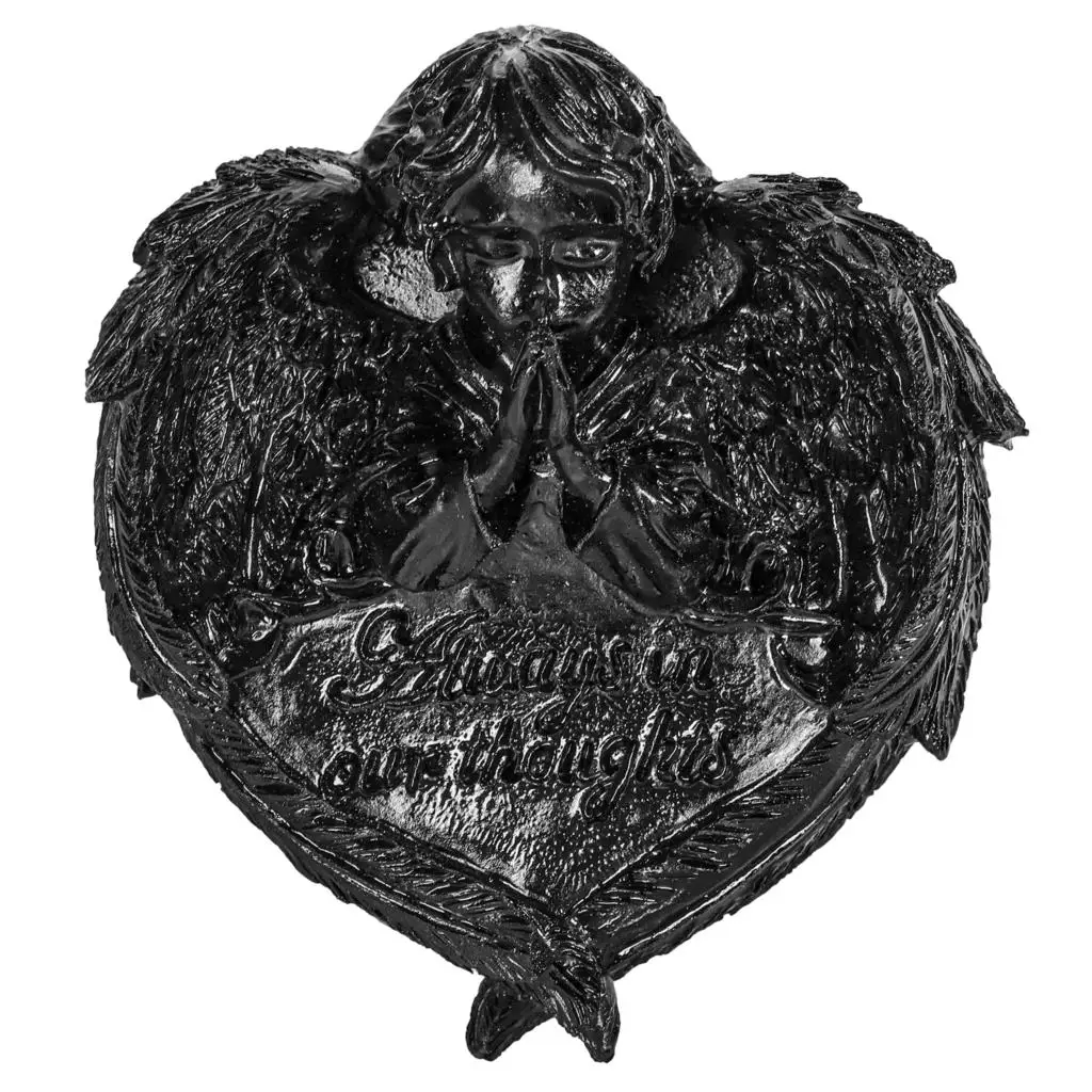 

Резьба «Всегда в наших мыслеях» Ангел Дети Молись с крыльями Обнимающая фигурка из смолы Статуя Украшения для домашнего ювелирного декора