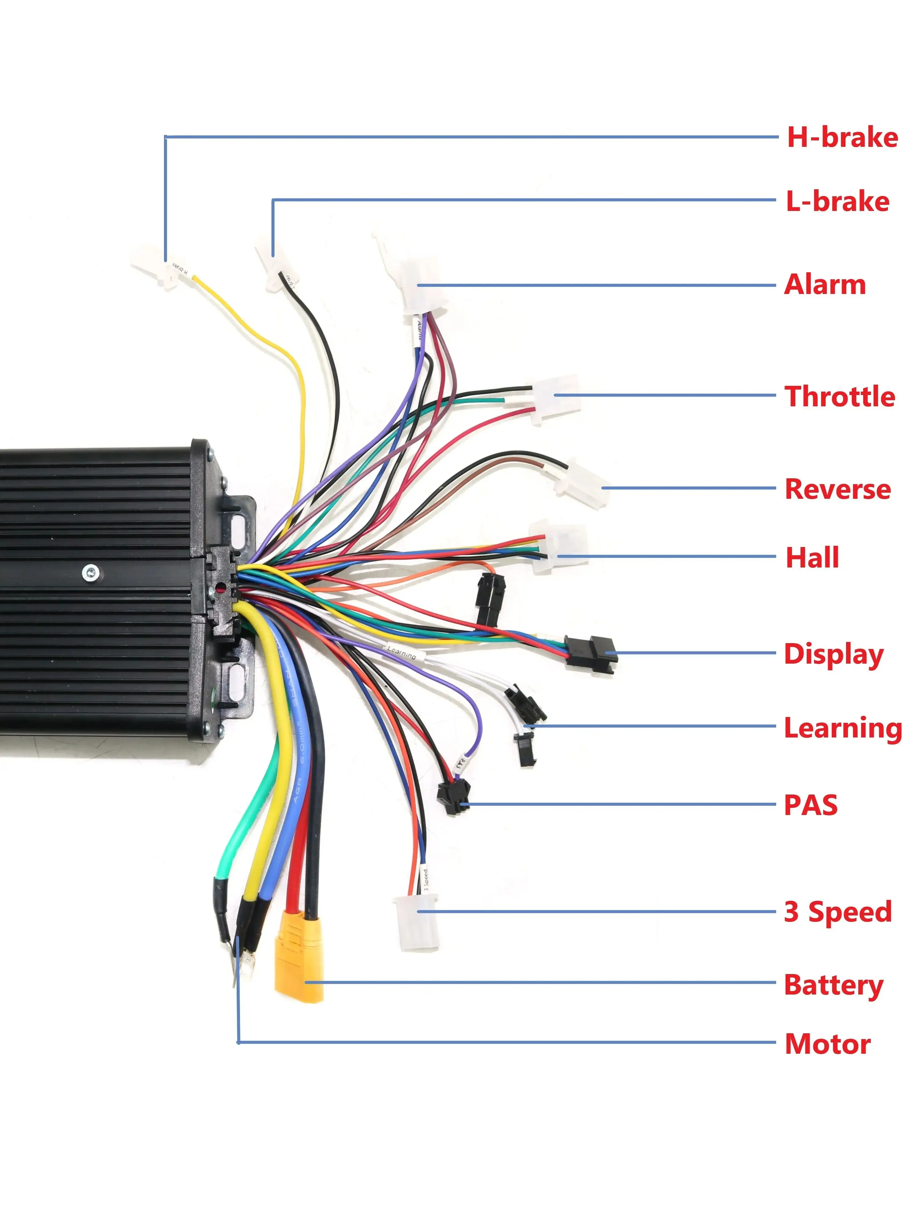 AliExpress EVFITTING GREENTIME 48V-72V 3000W 80A BLDC Electric scooter controller E-bike brushless driver and smart LCD GT-X5 one set
