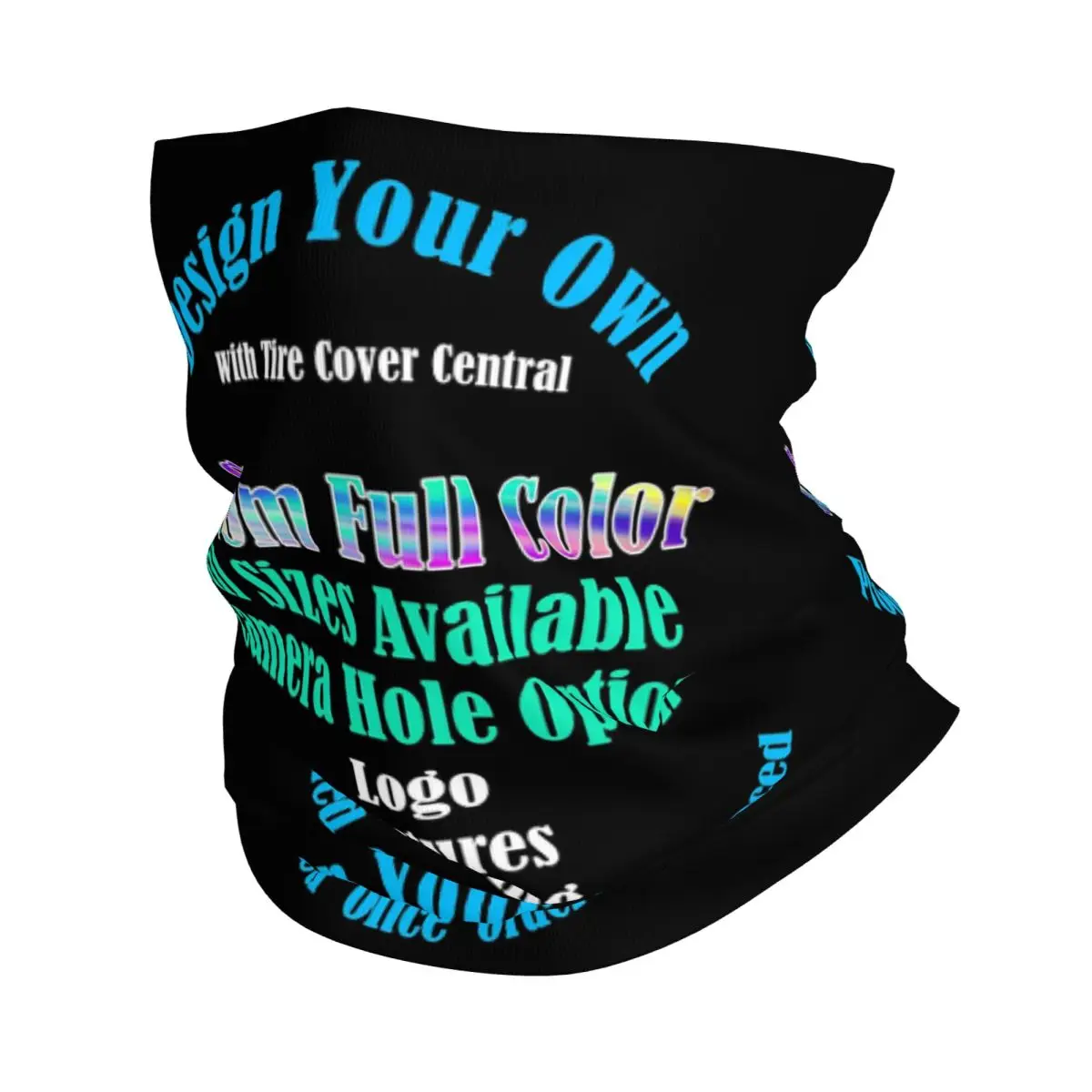 Custom Custom Your Design Print Neck Gaiter Women Men Windproof Winter Customized Photo Bandana Scarf for Cycling