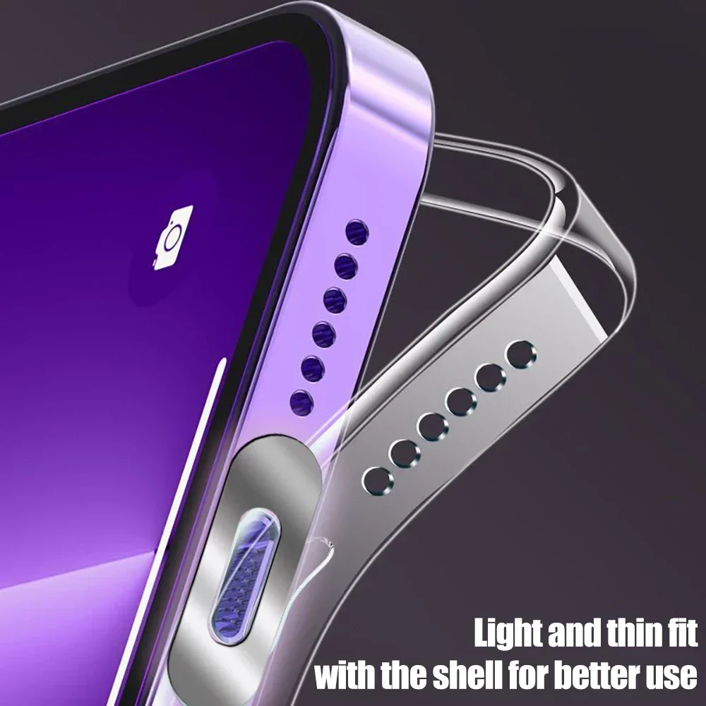 Metal Charging Ports Protective Sticker For iPhone 15 Plus Pro Max Charge Ports Protector Silm Anti Scratch Film Only For 15PM