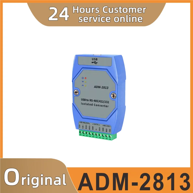 

ADM-2813 Industrial grade USB to RS485/422/232/TTL USB to 485232 photoelectric isolation FT232 rail MODULE.