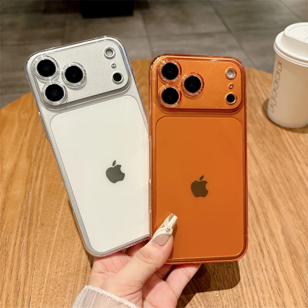 Shockproof Ultra-Thin Hard Phone Case For iPhone 17 Air 16 15 14 Plus 13 12 11 Pro Max Clear PC Protective Back Cover