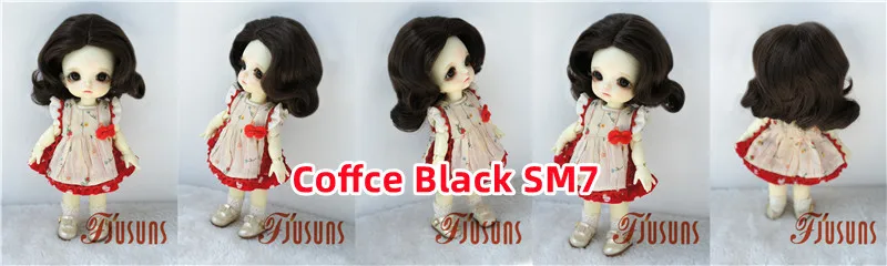 JD338 4-5' 5-6' 6-7' 7-8' 8-9' 9-10' Retro Monroe Wave Synthetic Mohair Doll Wigs 1/8 1/6 1/4 1/3 MSD SD DOD Blythes BJD Hair