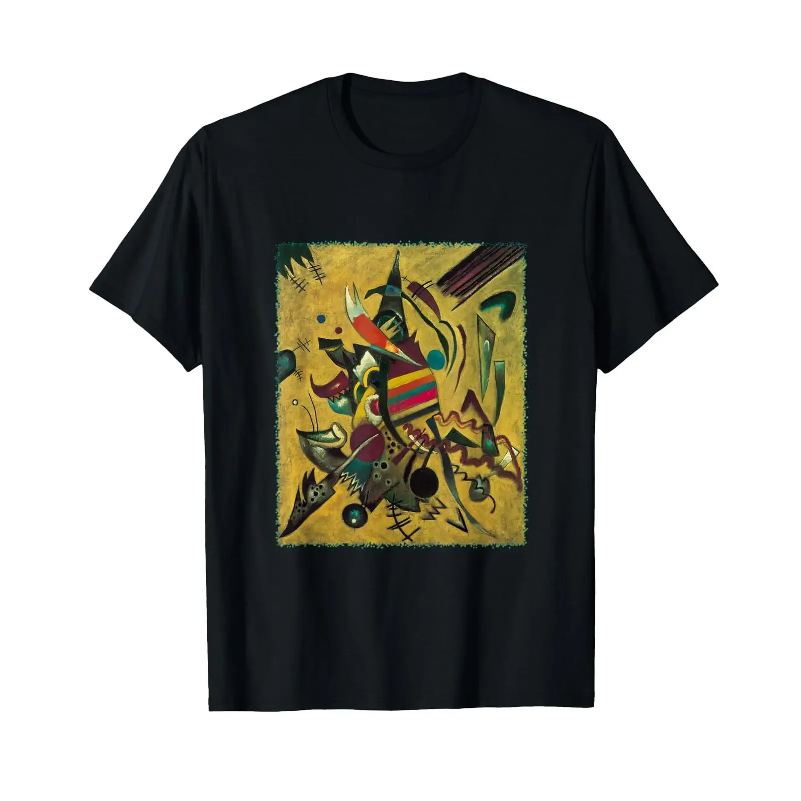 Points by Wassily Kandinsky Abstract Fine Art T Shirt vintage Washed Unisex Stylish fashion Top For Everyday Wear Casual Soft