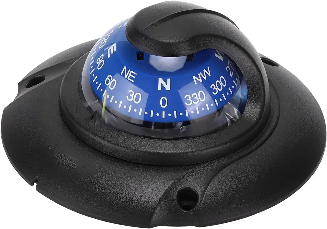 Boussole magnétique de haute précision pour voiture, montage encastré, lumière LED 12V, yacht marin, bateau, soleil, caravane