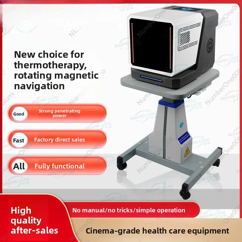 

D4 Rotating Magnetic Terahertz Heat Therapy Instrument Cell Energy Device Home Beauty Salon Care Machine Health Warm Compress