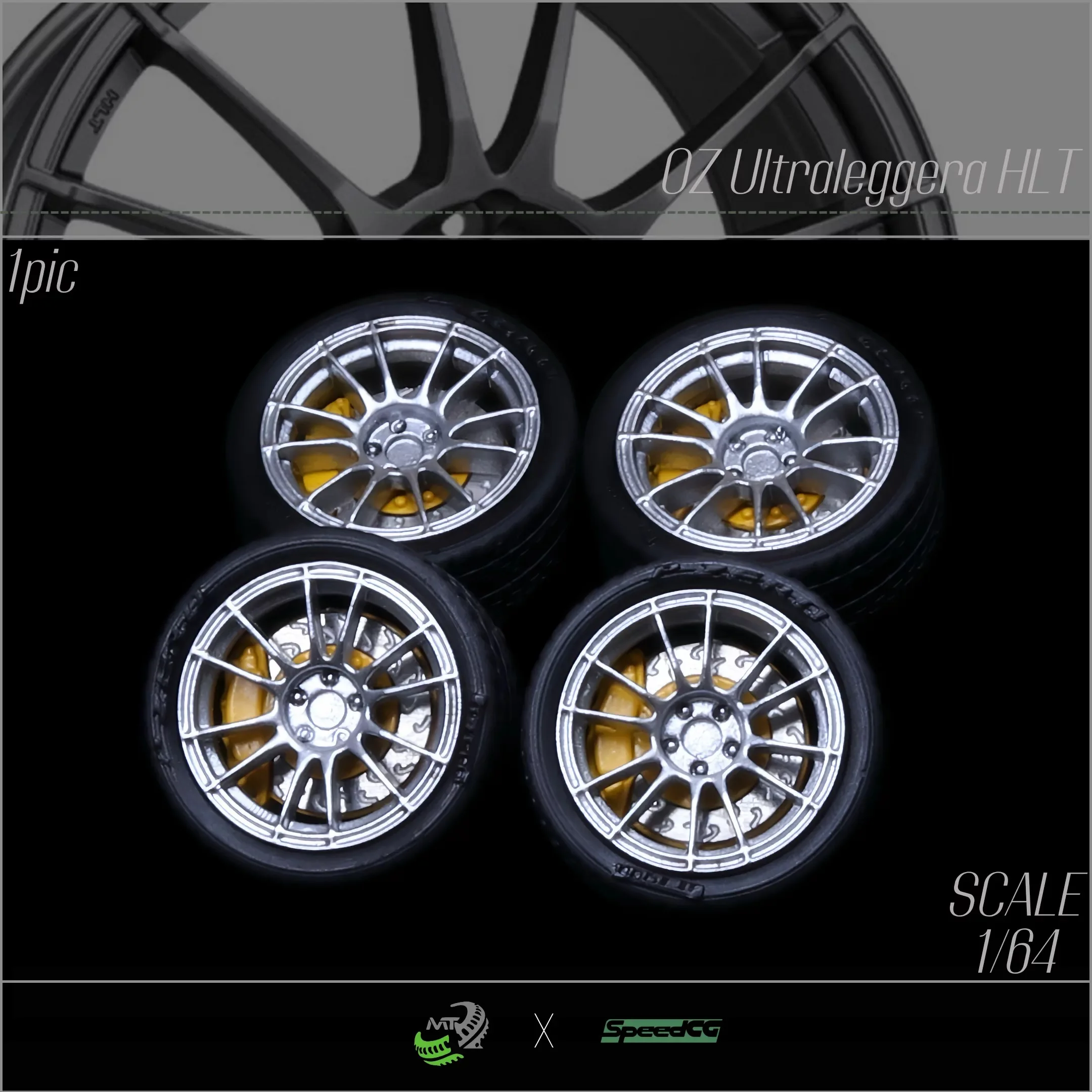 إطار مطاطي 1/64، عجلة راتينج، محور عجلة معدل، قطر 10.0 مم، مناسب لسيارة موديل ثابت 1:64