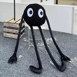 Cool Long Leg Black Coal Soft Pillow Cushion Cartoon Anime Home Sofa Car Bedroom Cartoon Gift