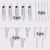 20/40pcs perfume supplement set: plastic funnel, pipette, dropper and syringe-ideal for travel and DIY cosmetics