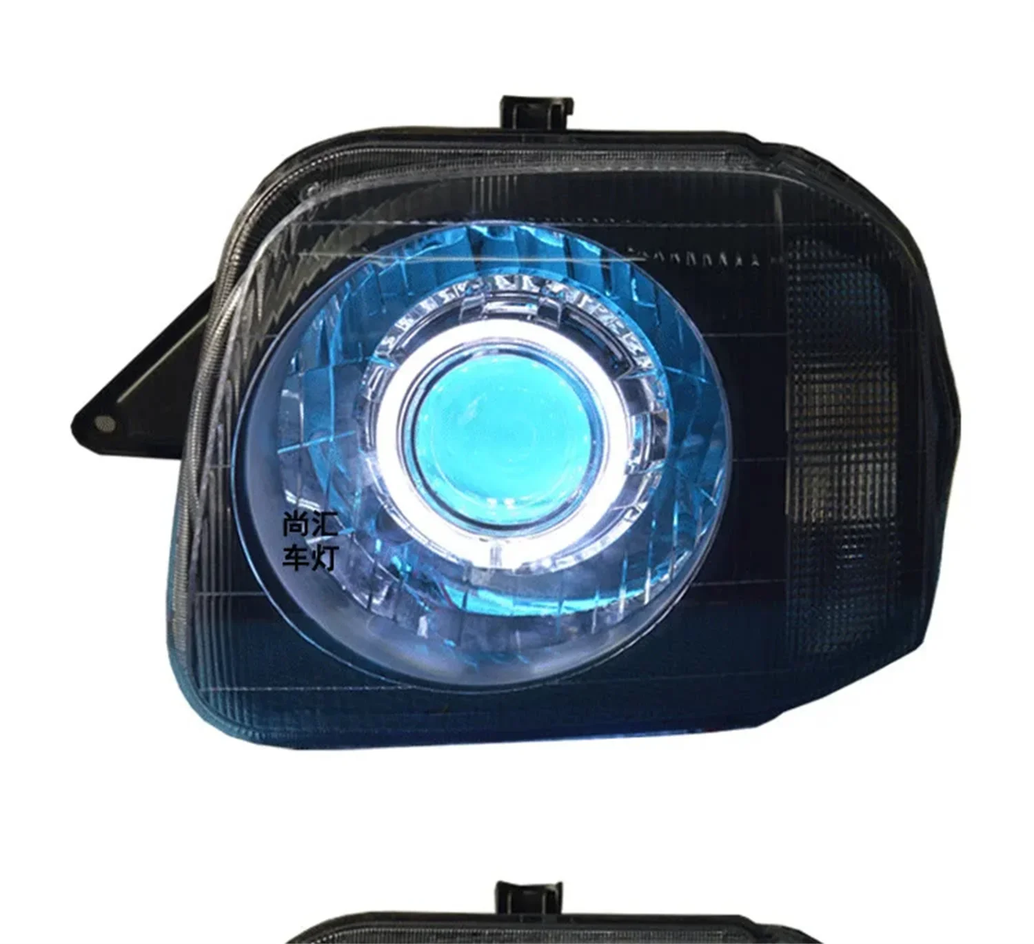 LED HID المصباح لسوزوكي جيمي 2007-2017 Cob عين الملاك Led النهار تشغيل ضوء Drl بدوره إشارة مع عدسة العارض #3