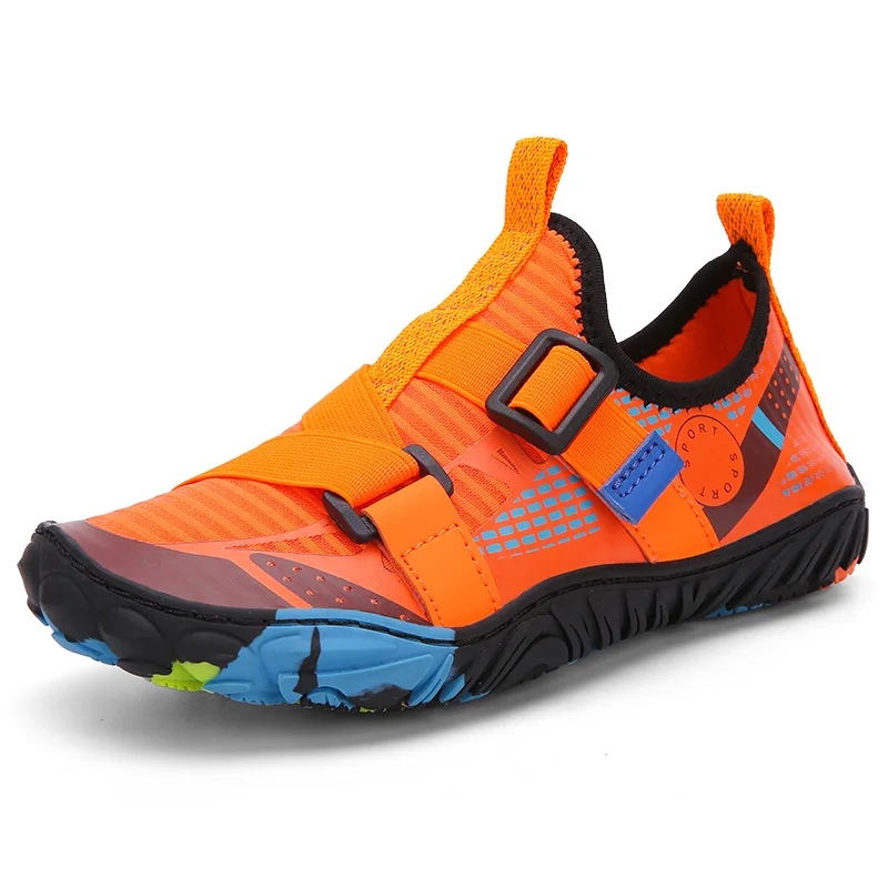 2022 New Arrivals Fashion Orange Outdoor Aqua Shoes for Men Women Breathable Slip-on Mens Water Shoes Summer Beach Sneakers Kids
