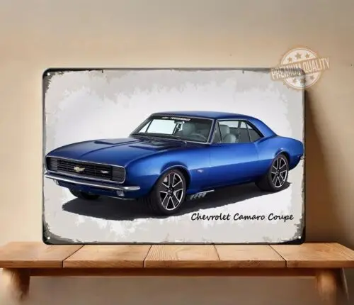 Muscle American Car Metal Poster Tin Sign Size: 20x30cm (-aluminum