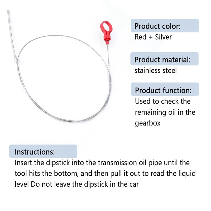 Automatic Transmission Dipstick, NO. 8863B 9336 42RLE NAG1 Transmission Fluid Dipstick Easy To Use Silver