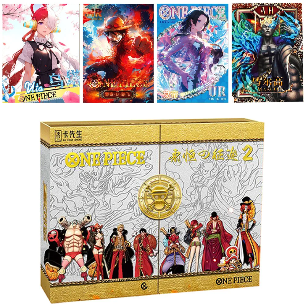 

Wholesale New One Piece Card Eternal Journey VOL.2 Booster Box Pack Anime Luffy Zoro Nami Chopper TCG Child Birthday Gift Toy