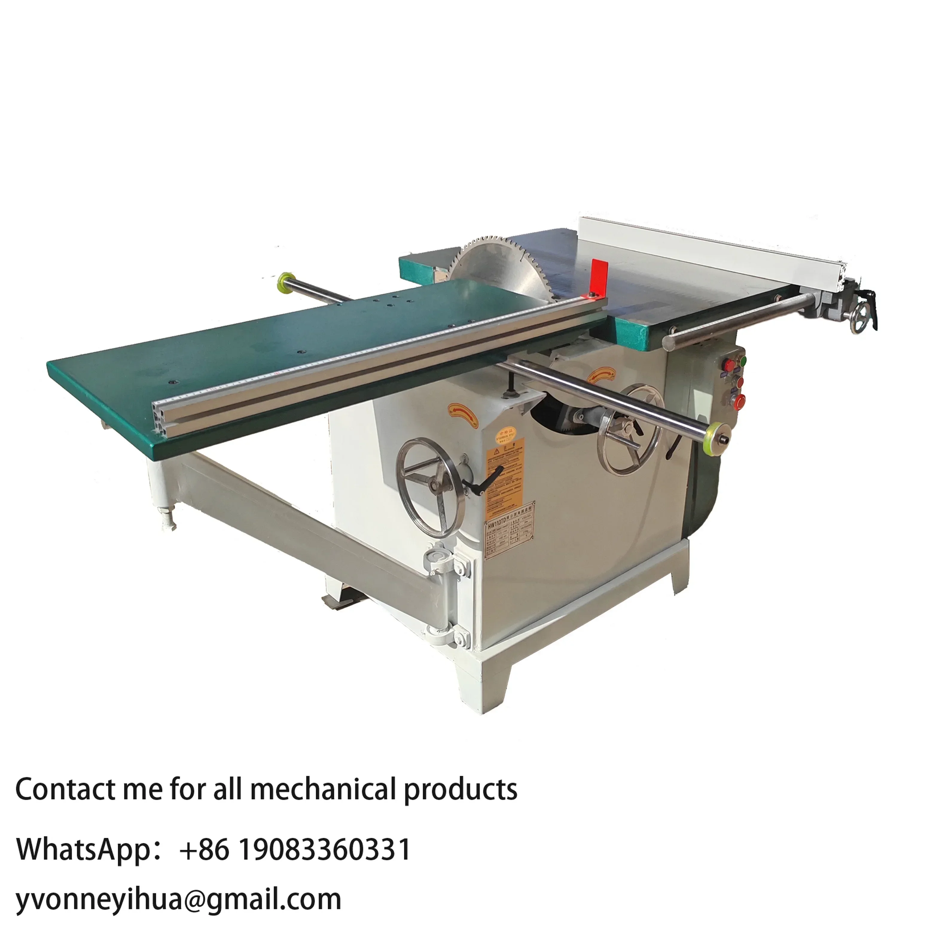 Precision Sliding Radial Table Circular Saws for Wood Cutting Saw Bench Vertical Slide Design with New Motor Home Use