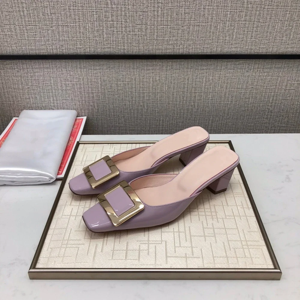 P حجم كبير 34-42 أحذية نسائية تصميم الديكور ماتيل مضخات ساحة تو الضحلة المرأة الجلود أحذية السيدات جلد طبيعي