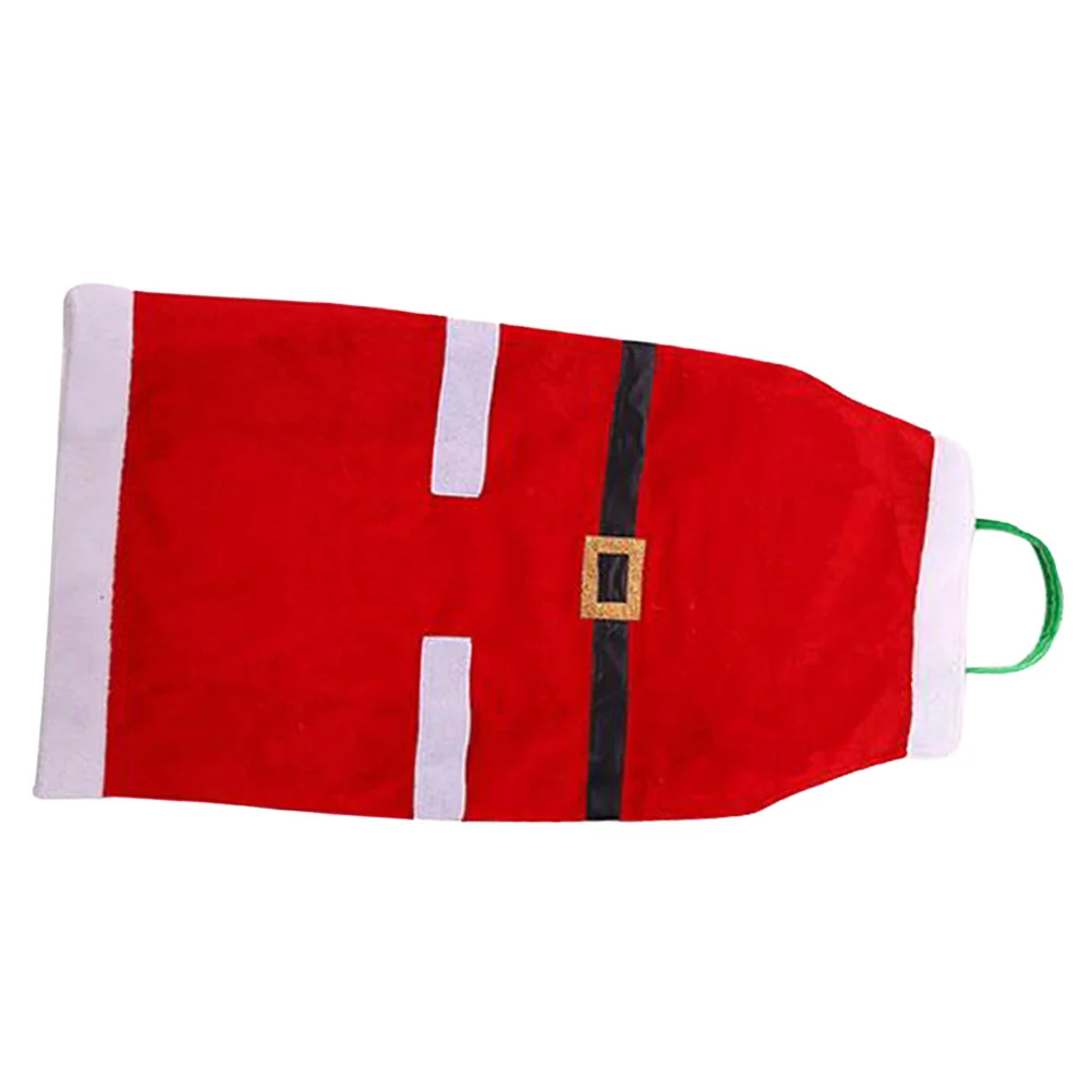 

Christmas Sleeveless Apron Red Belt Adjustable Neck Waist Strap Kitchen Home Restaurant Cooking Housework Apron