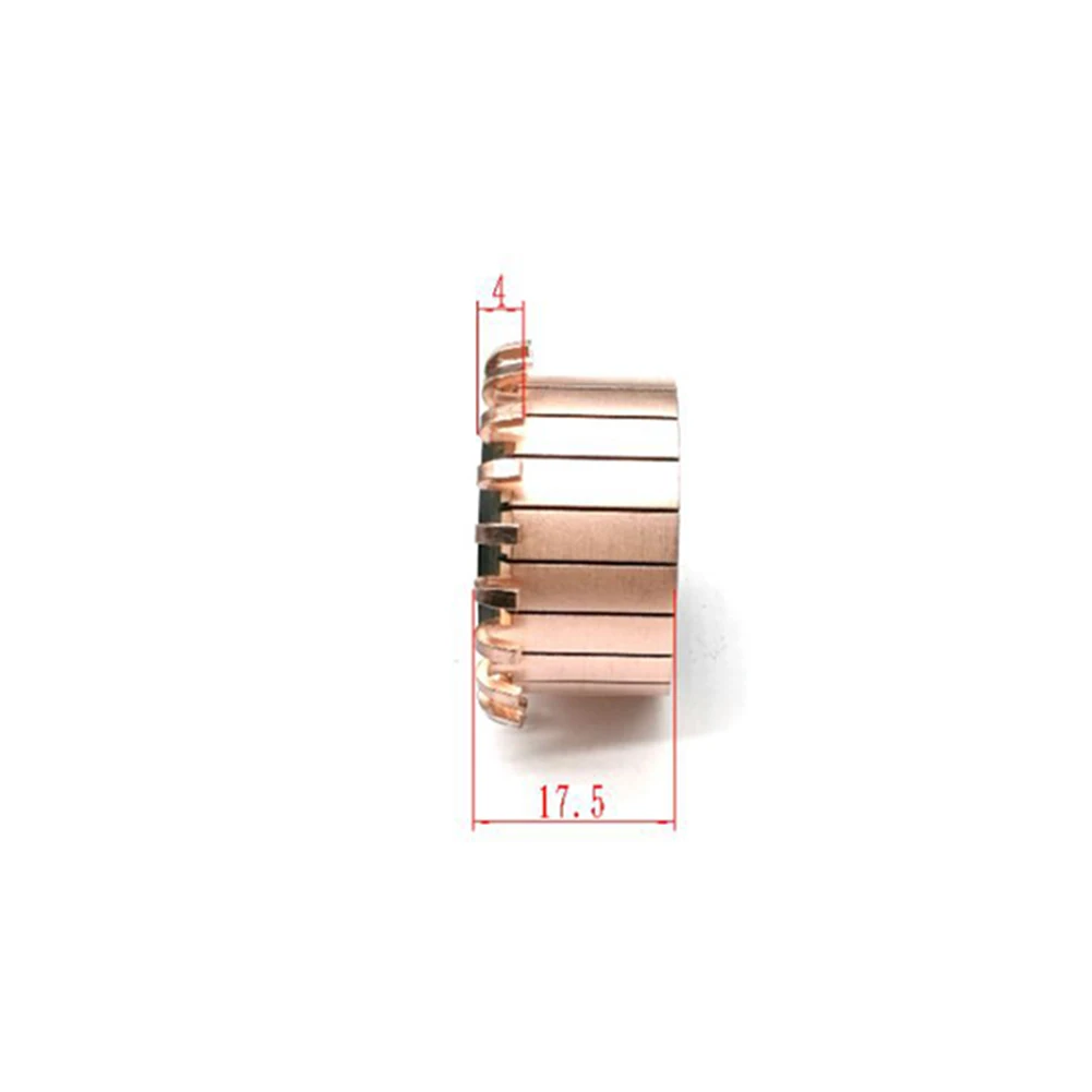 Car Commutator Motor Commutator Car Repair Shop 1PC 8x30x17.5（17.5）Mm Copper Tone/Black Replacement Silver Copper