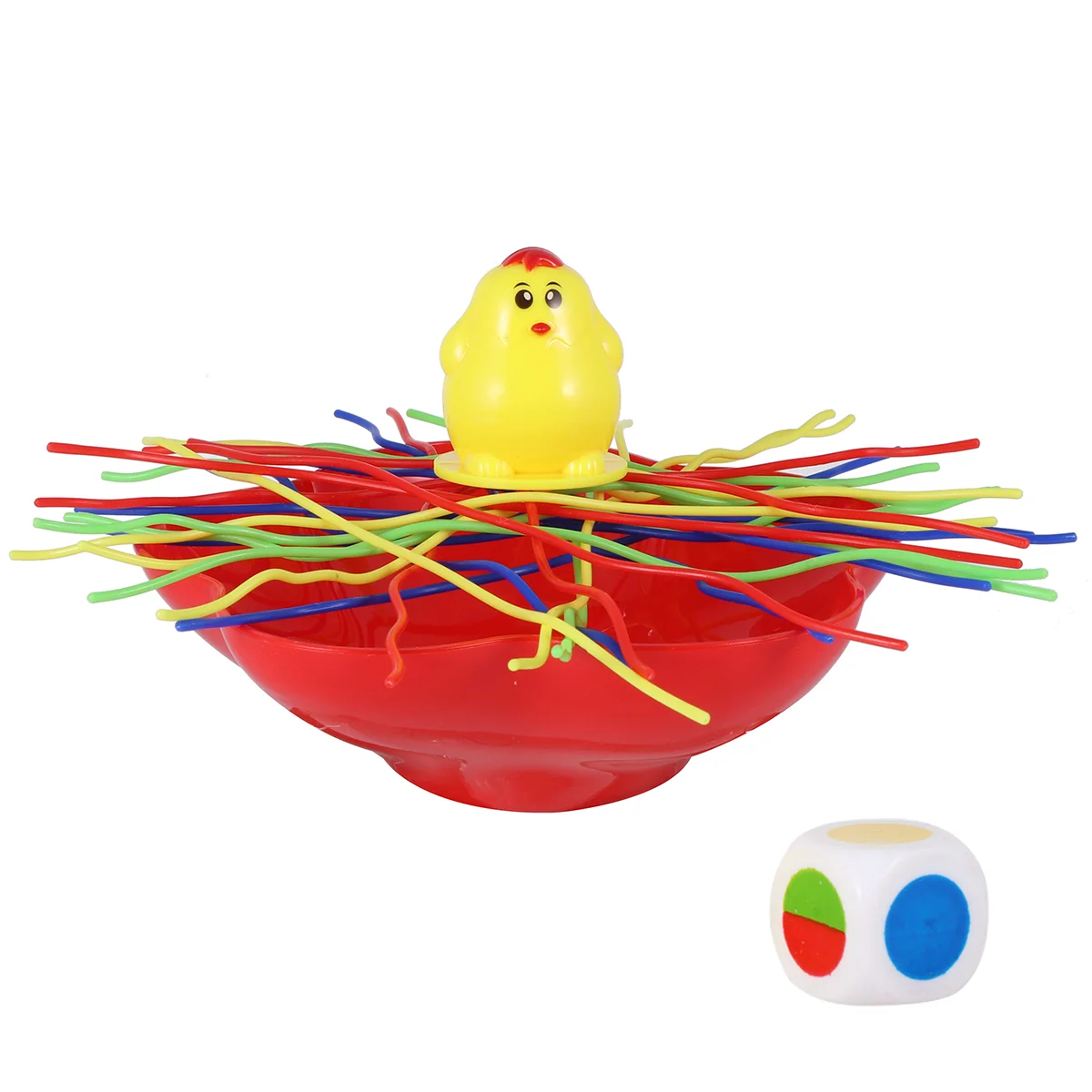 

Balance Game Toy Chick Noodles Sticks Toys Tabletop Game Toy for Girl Boy (Assorted Color) Balance Toy