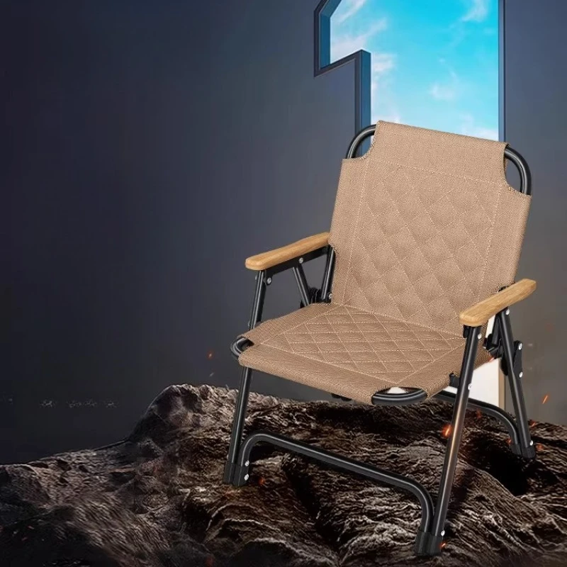 

Outdoor Relaxing Camping Chair Armchair Recliner Camping Chair Lightweight Backrest Muebles De Campamento Outdoor Furniture