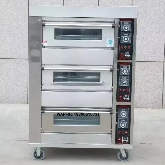Commercial 1 Deck 2 Decks 3 Decks Pizza Bakery Oven Manufacturer Kitchen Bread Baking Bakery CakePrices Electric gas oven Oven