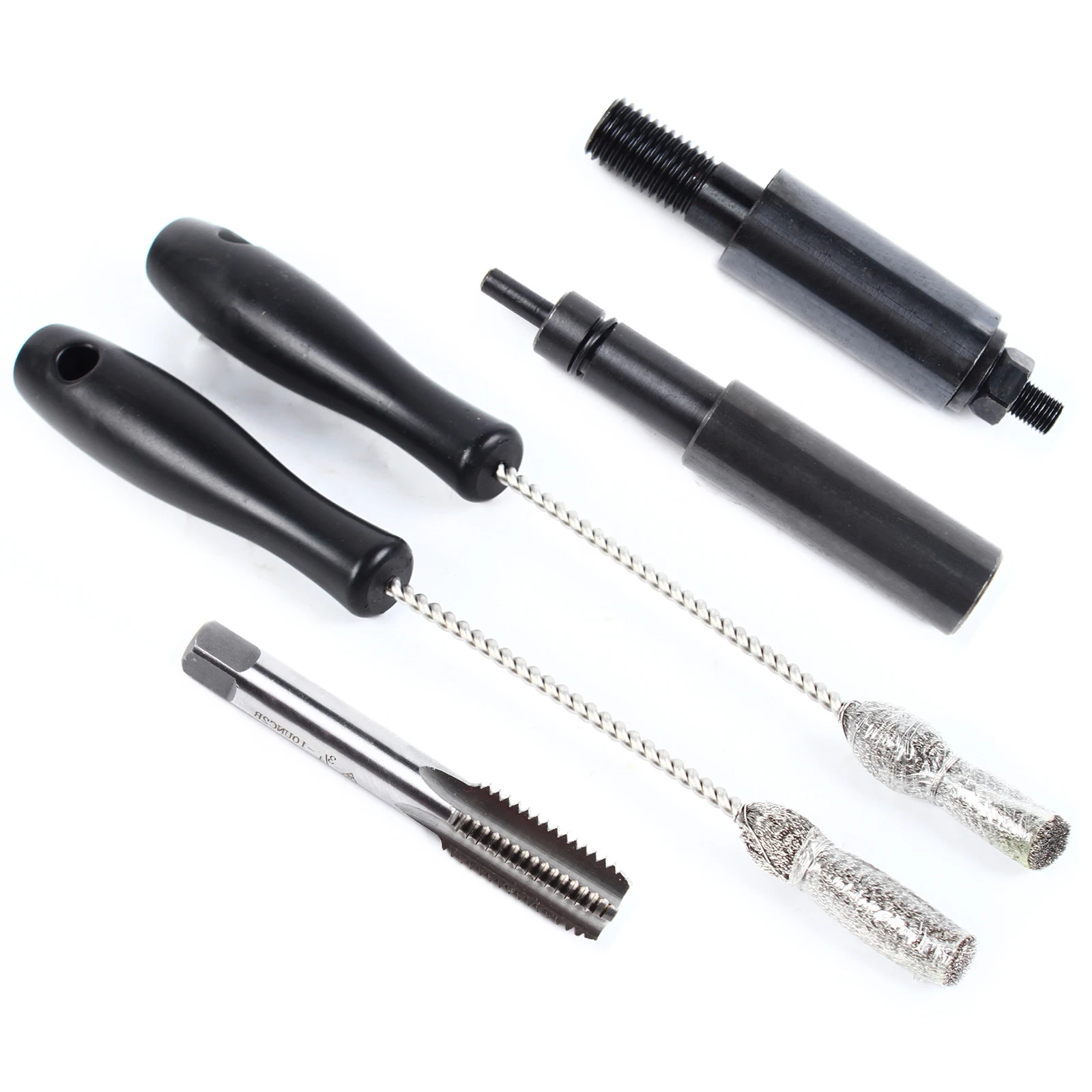 Injector Cleaning Brush Kit, 6.0L 6.4L Diesel Engine Injector Cleaner, Ford Dodge Cummins Cleaning Tool Kit for Auto Maintenance