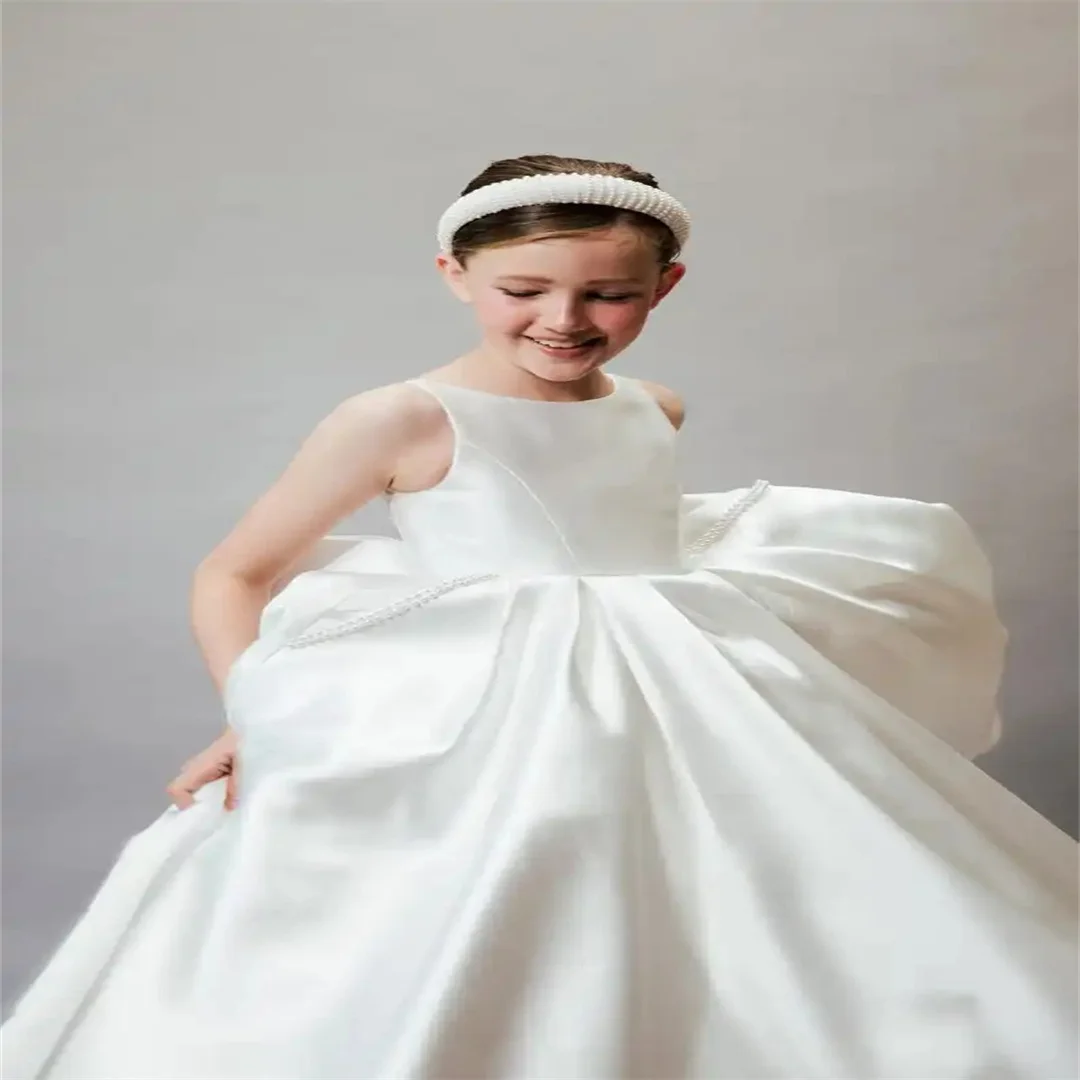 robe-de-demoiselle-d'honneur-ivoire-pour-mariage-dos-nu-style-couture-pour-enfant-robe-de-princesse-pour-fete-d'anniversaire-avec-traine-nœud-poche