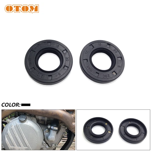 OTOM-Kit de sello de aceite para motocicleta, piezas de reparación de sellado de eje de bomba de agua de 15x30xmm para Motocros KTM SXF XCF HUSQVARNA FE FX 250 350