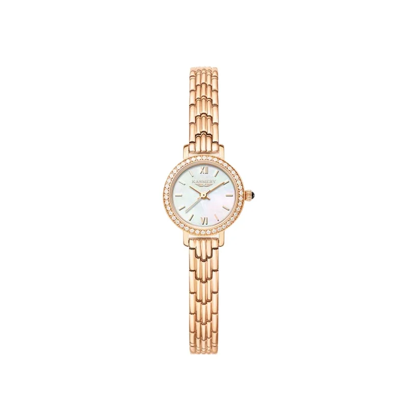 Genuine Swiss 2025 new gold women's automatic mechanical watch light luxury simple fashion chain waterproof quartz watch luxury